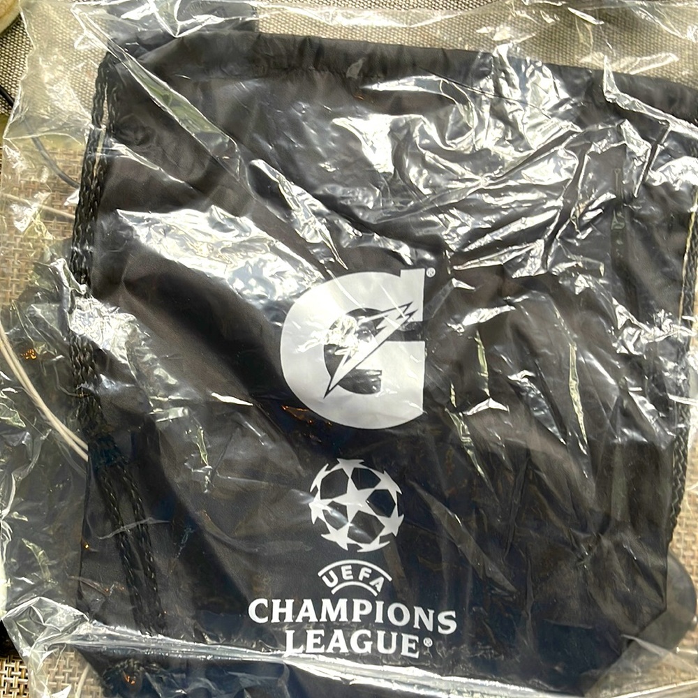 Official Gatorade UEFA soccer nylon bag